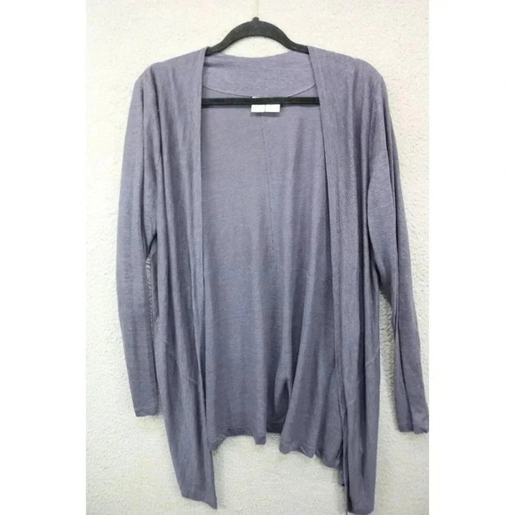 Artisan NY 100% Linen Open Front Cardigan-Long Sleeve Lagenlook-Size Large - Picture 1 of 8
